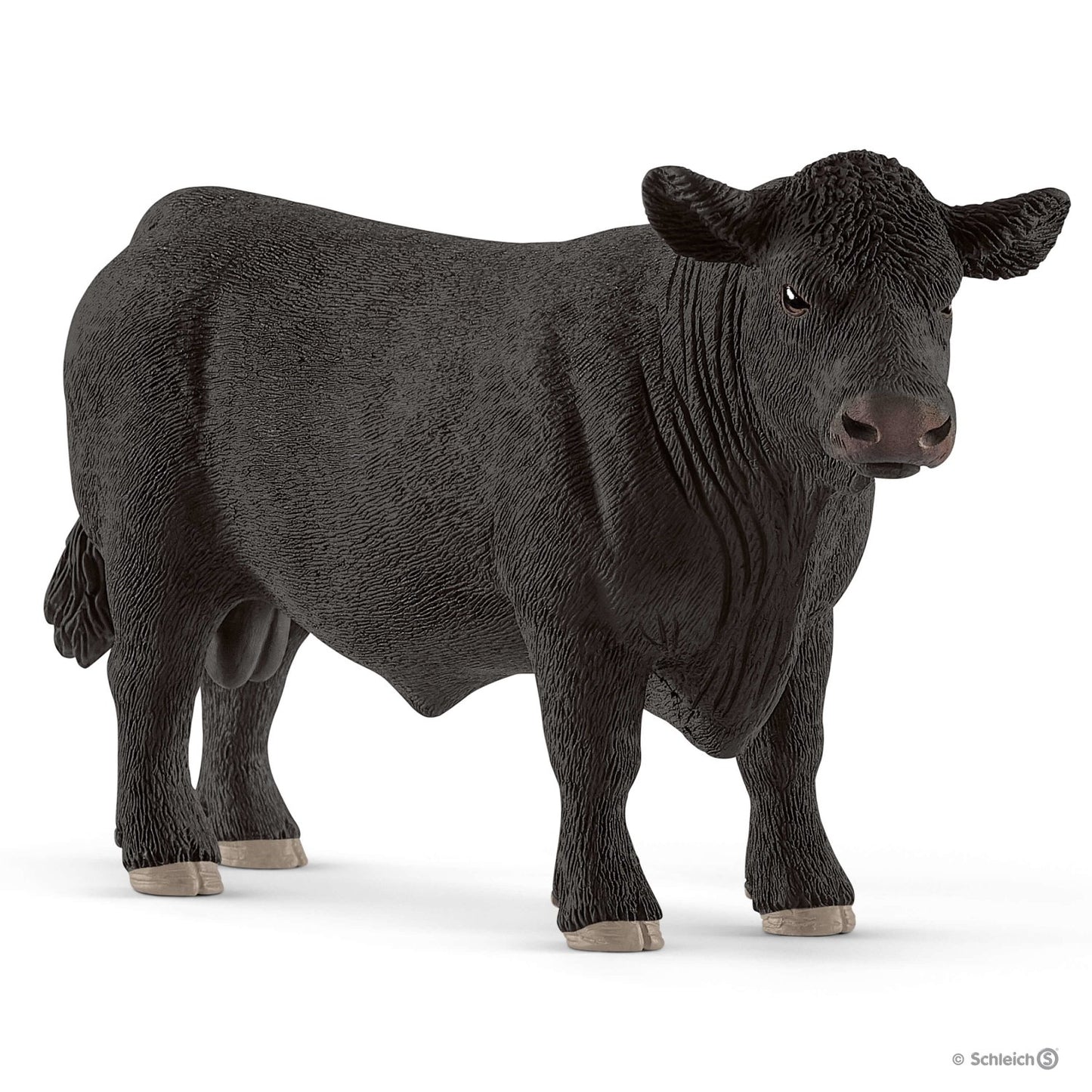 Schleich Toy Figure Black Angus Bull - Image 1