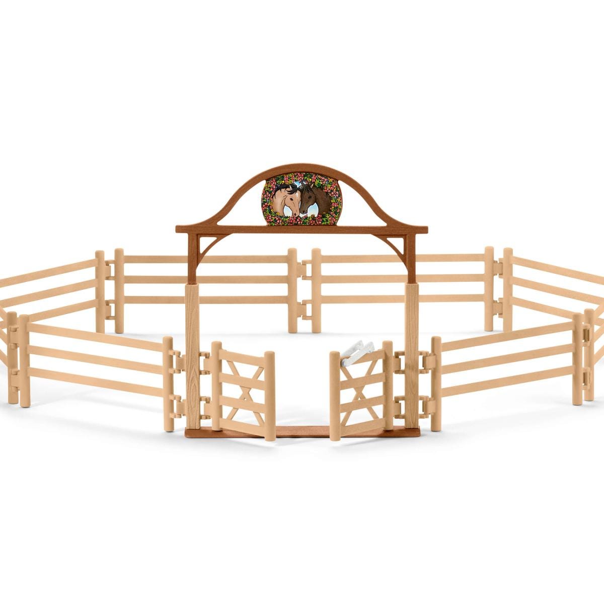 Schleich Spielfigurenset Pferdekoppel mit Eingangstor