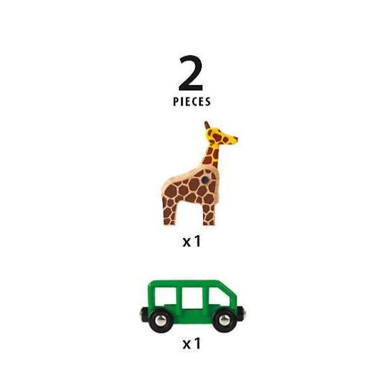 Brio Giraffe & Wagon