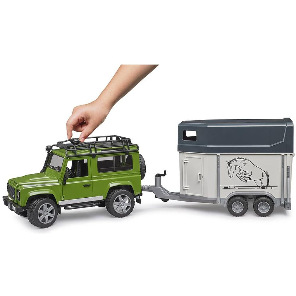 bruder Land Rover Defender - Pferd & Anhänger Edition