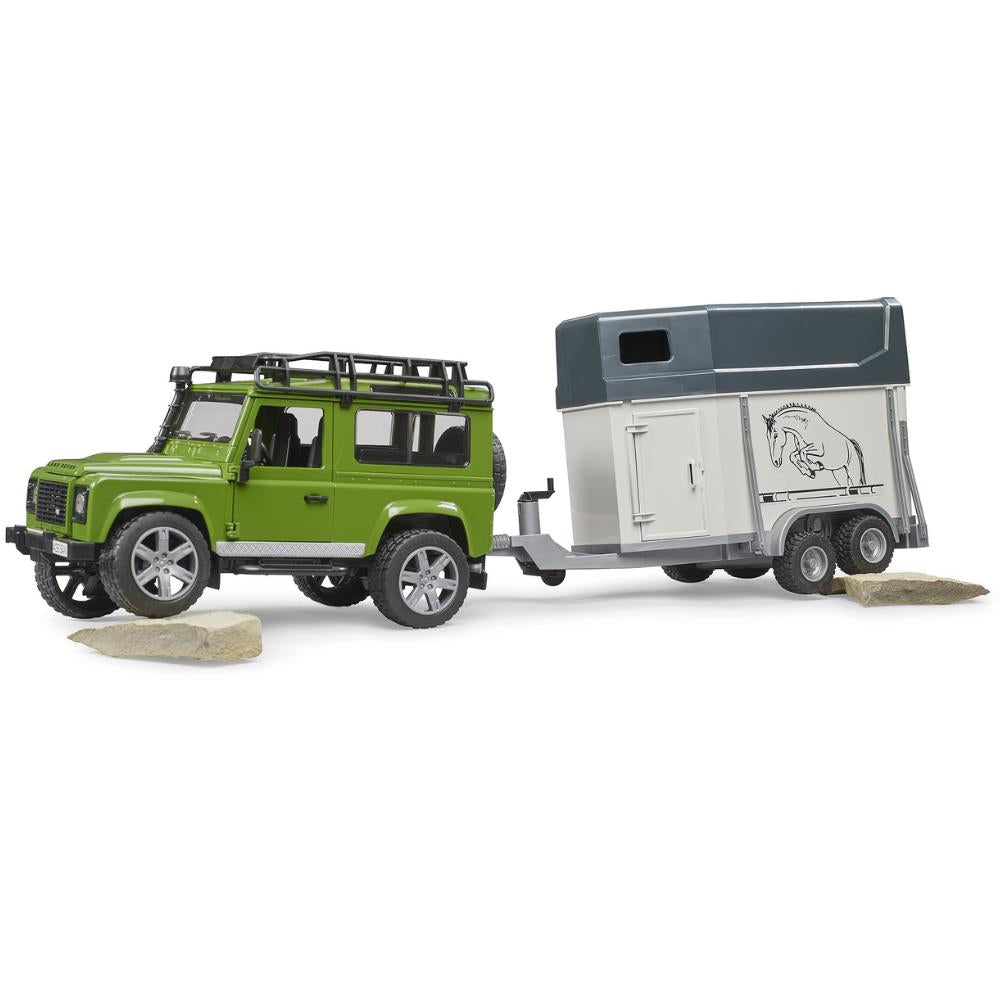 bruder Land Rover Defender - Pferd & Anhänger Edition