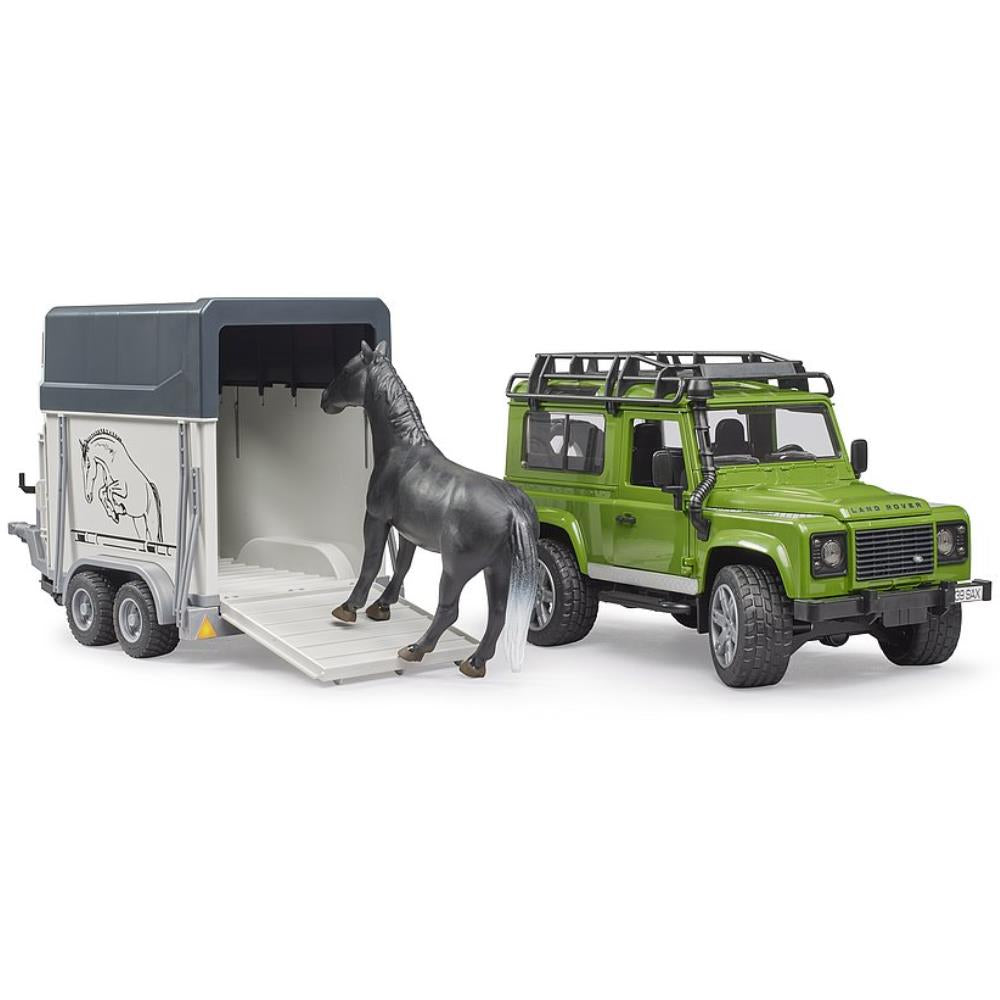 bruder Land Rover Defender - Pferd & Anhänger Edition