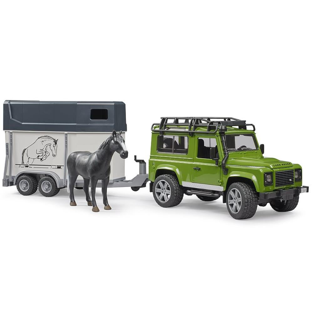 bruder Land Rover Defender - Pferd & Anhänger Edition