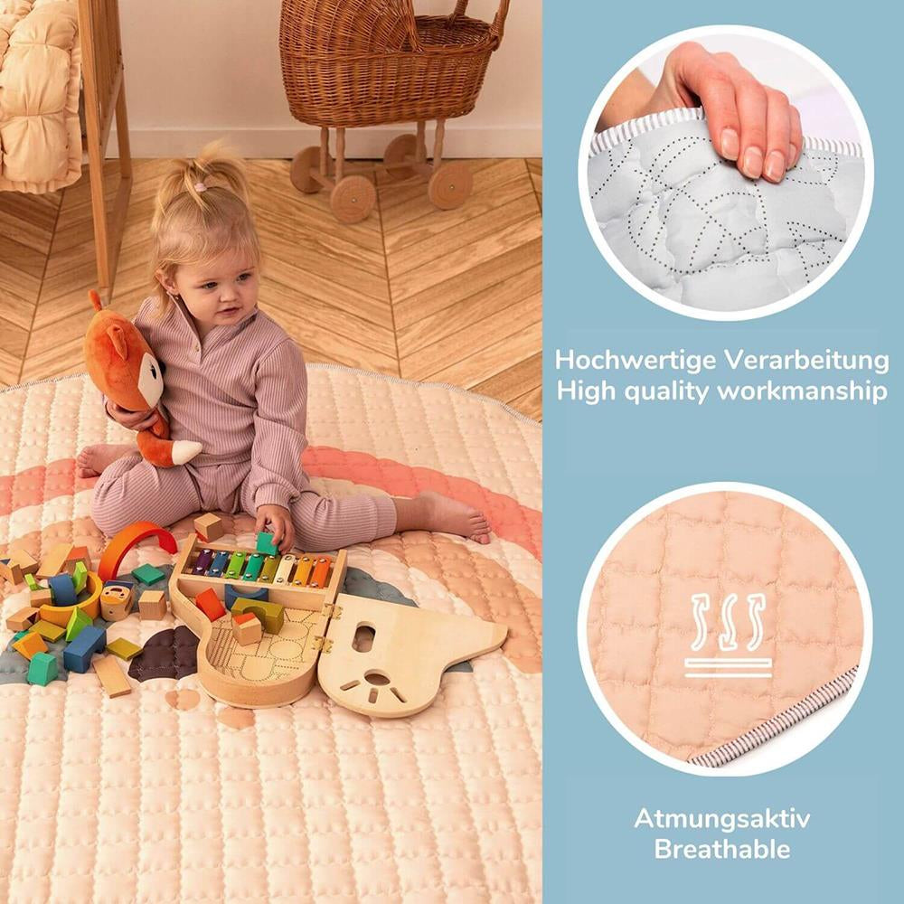 Hakuna Gesteppte Krabbeldecke, Ø1.5m