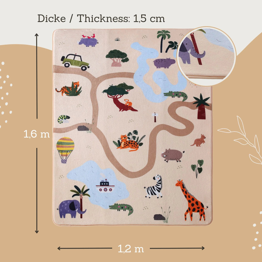 Hakuna Samtmatte Wolke Play, 1.6m x 1.2m