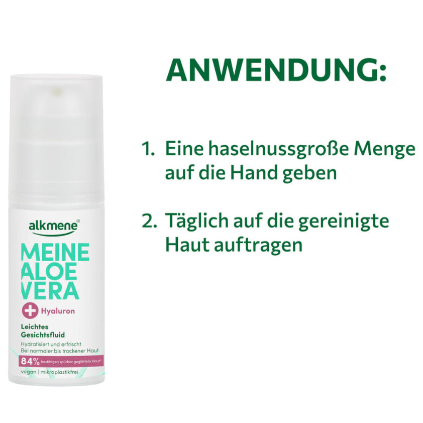 alkmene Leichtes Aloe Vera Gesichtsfluid