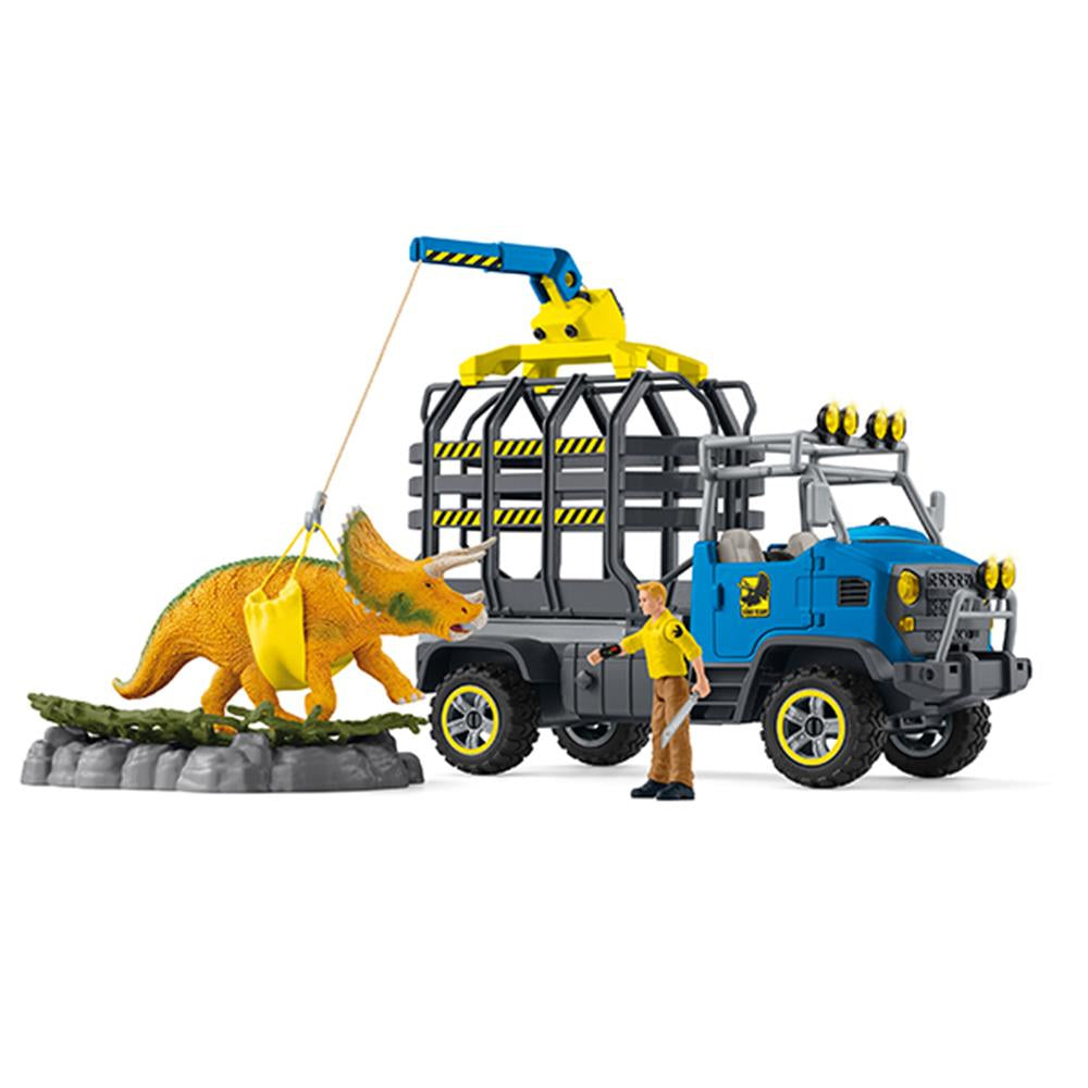 Schleich Toy Figure Set Dinosaur Truck Mission - Image 1