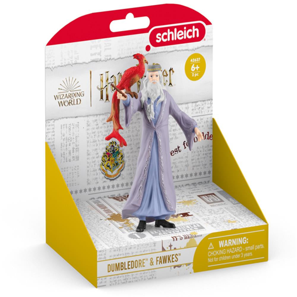 Schleich Toy Figure Dumbledore & Fawkes - Image 2