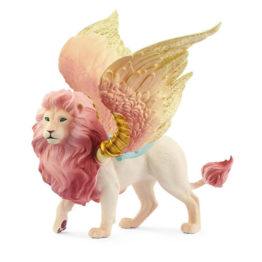 Schleich Toy Figure Set Elf on Winged Lion - Image 1