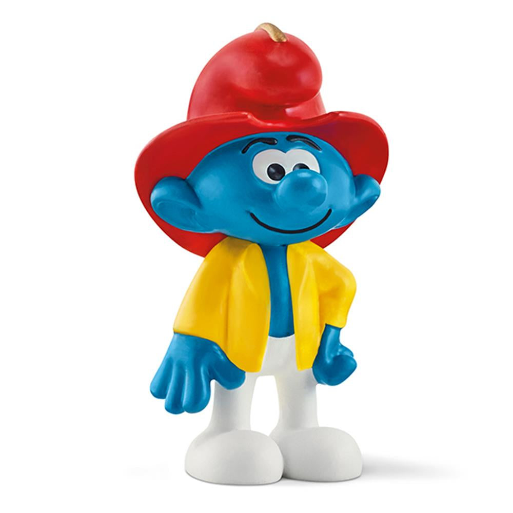 Schleich Toy Figure Fire Department Smurf - Image 1