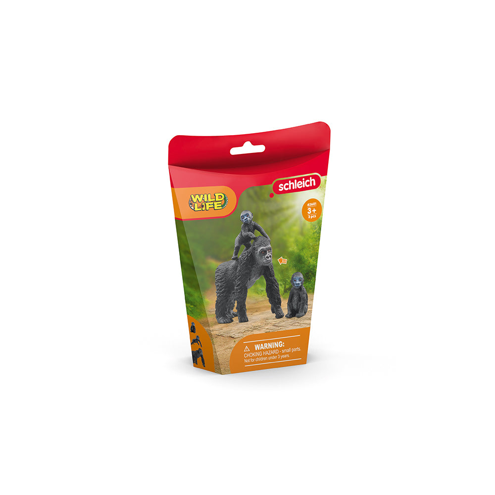 Schleich Toy Figure Lowland Gorilla Family - Image 2