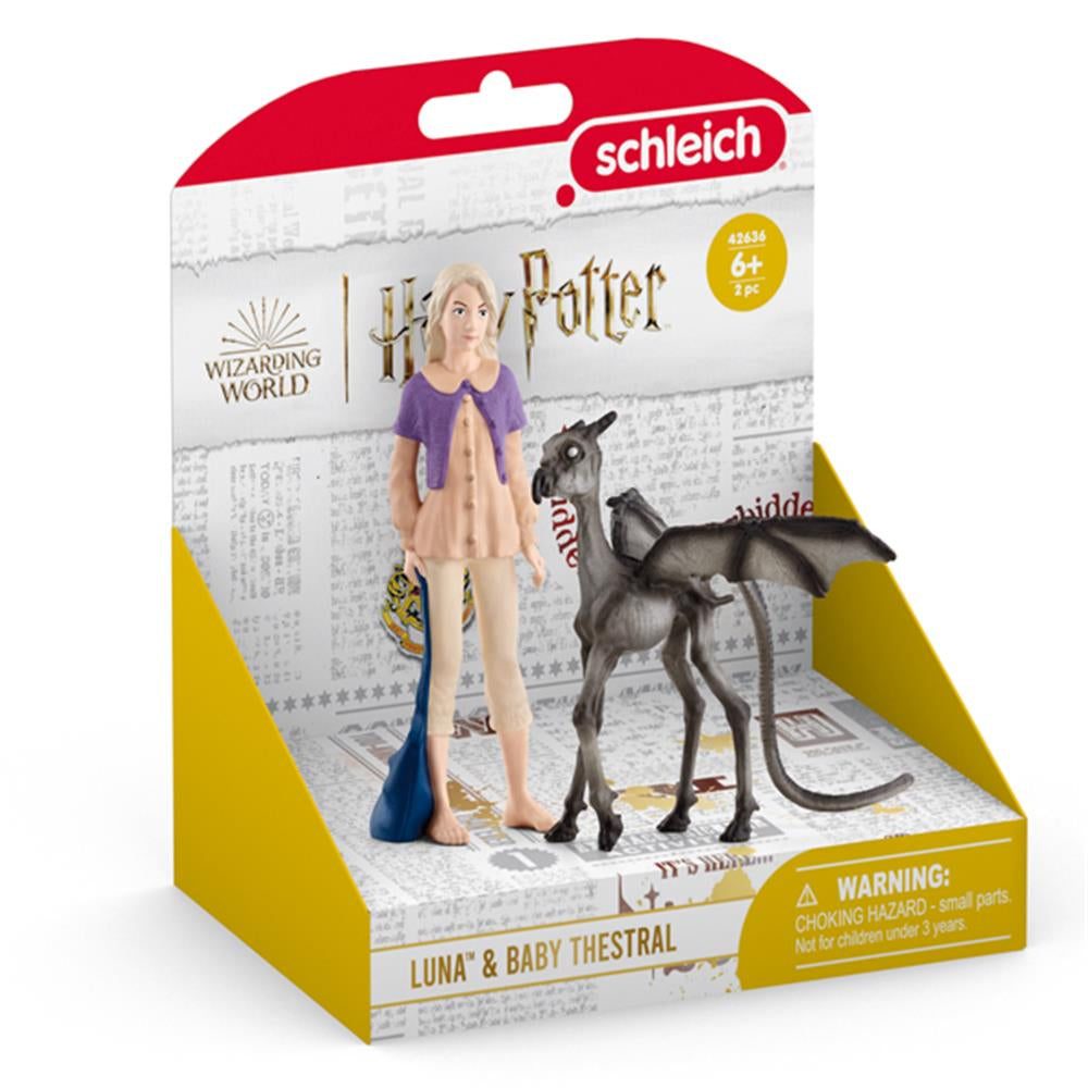 Schleich Toy Figure Luna & Baby Thestral - Image 2