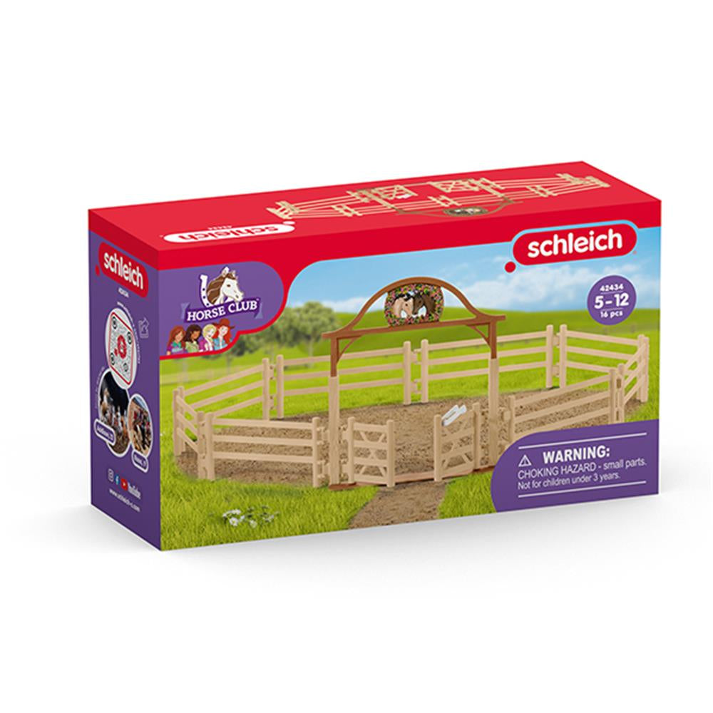 Schleich Toy Figure Set Horse Paddock with Entrance Gate - Image 1