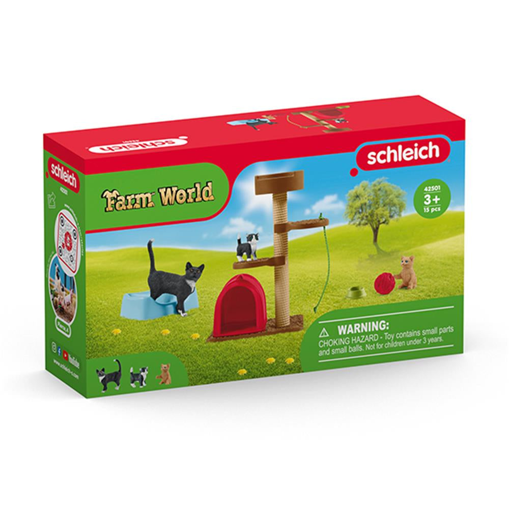 Schleich Toy Figure Set Fun for Cute Cats - Image 2