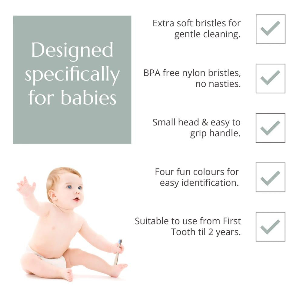 Wild & Stone Bamboo Toothbrushes (Baby) - Image 5