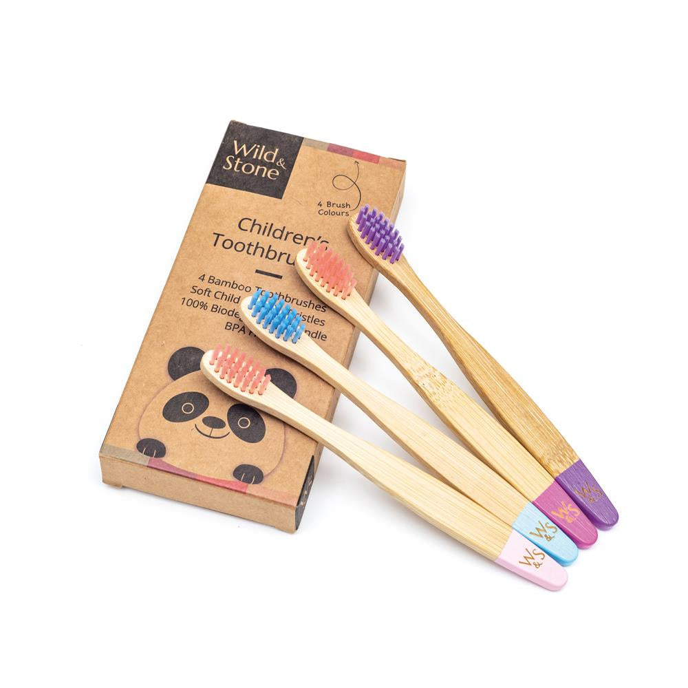 Wild & Stone Bamboo Toothbrushes (Child) - Image 4