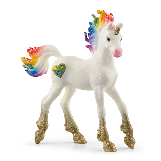 Schleich Spielfigur Regenbogeneinhorn Fohlen