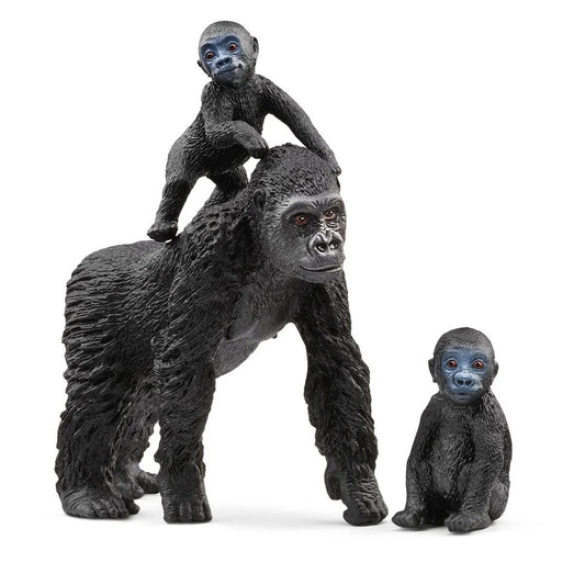 Schleich Spielfigur Flachland Gorilla Familie