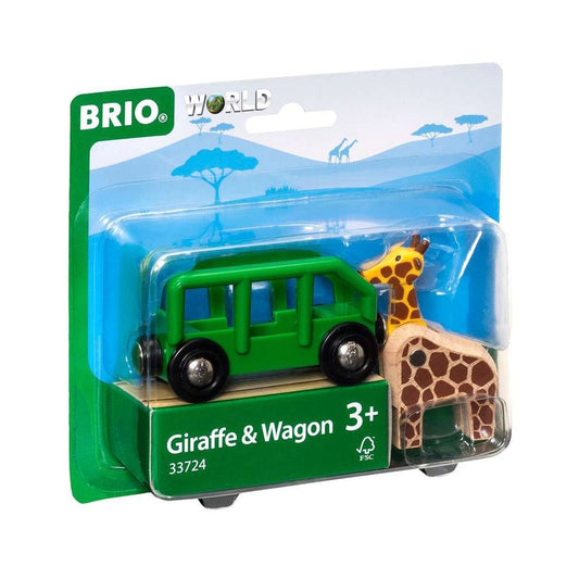 Brio Giraffe & Wagon
