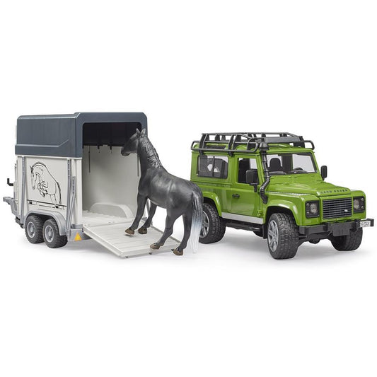 bruder Land Rover Defender - Pferd & Anhänger Edition