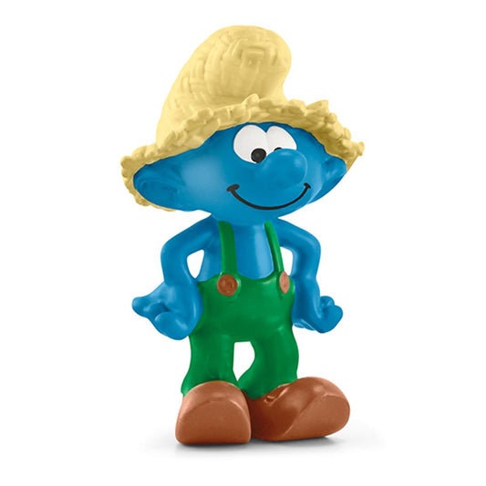 Schleich Toy Figure Farmer Smurf - Image 1