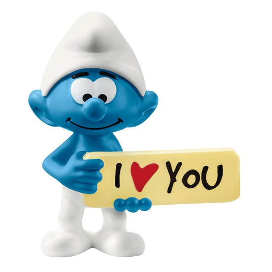 Schleich Toy Figure Smurf with Shield - Image 1
