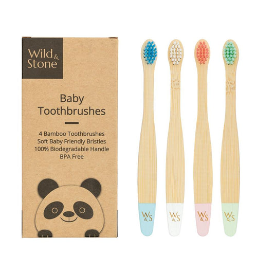 Wild & Stone Bamboo Toothbrushes (Baby) - Image 3